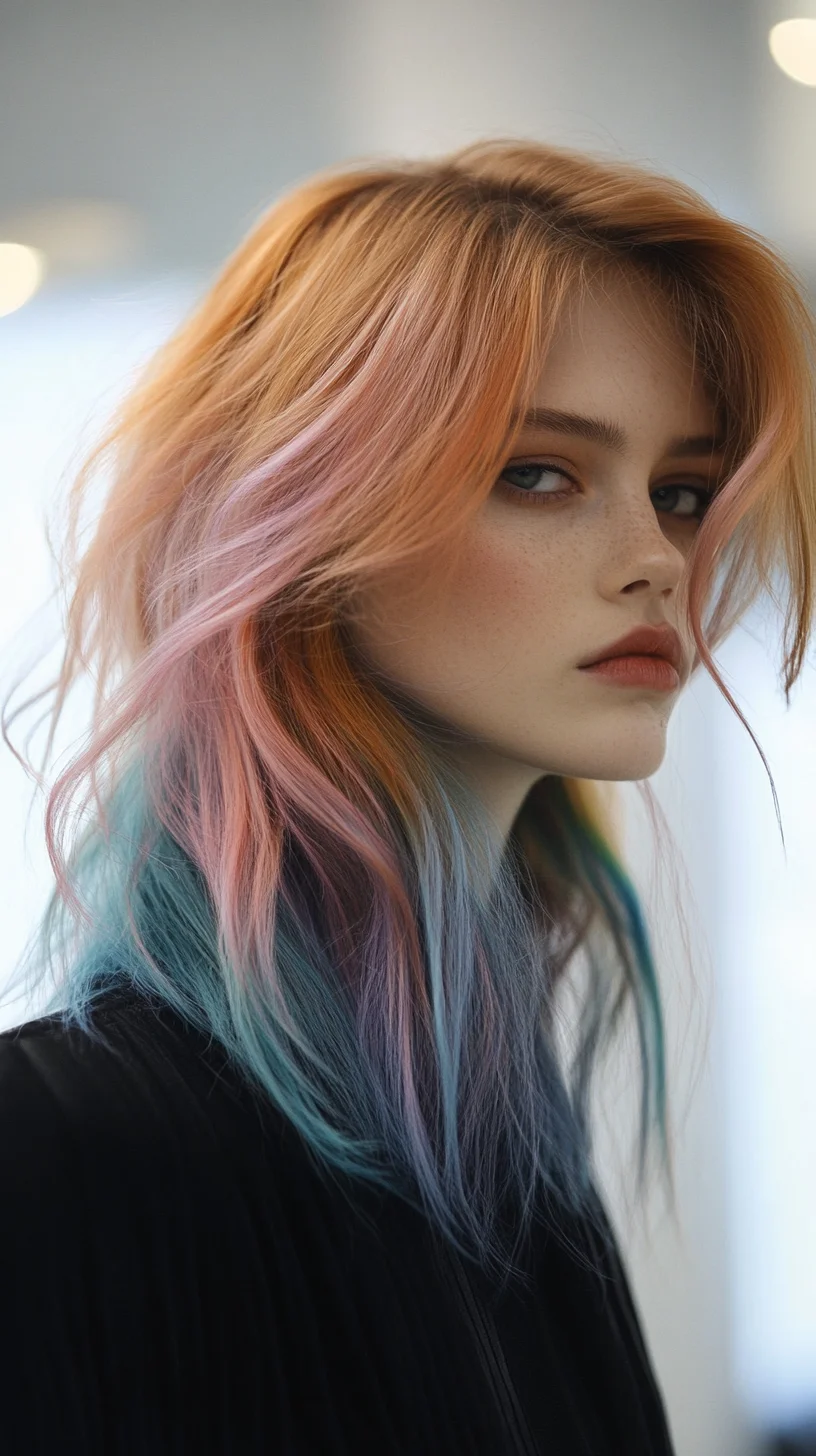 A Colorful Celebration: Embrace Vibrant Pastels in Effortless Waves