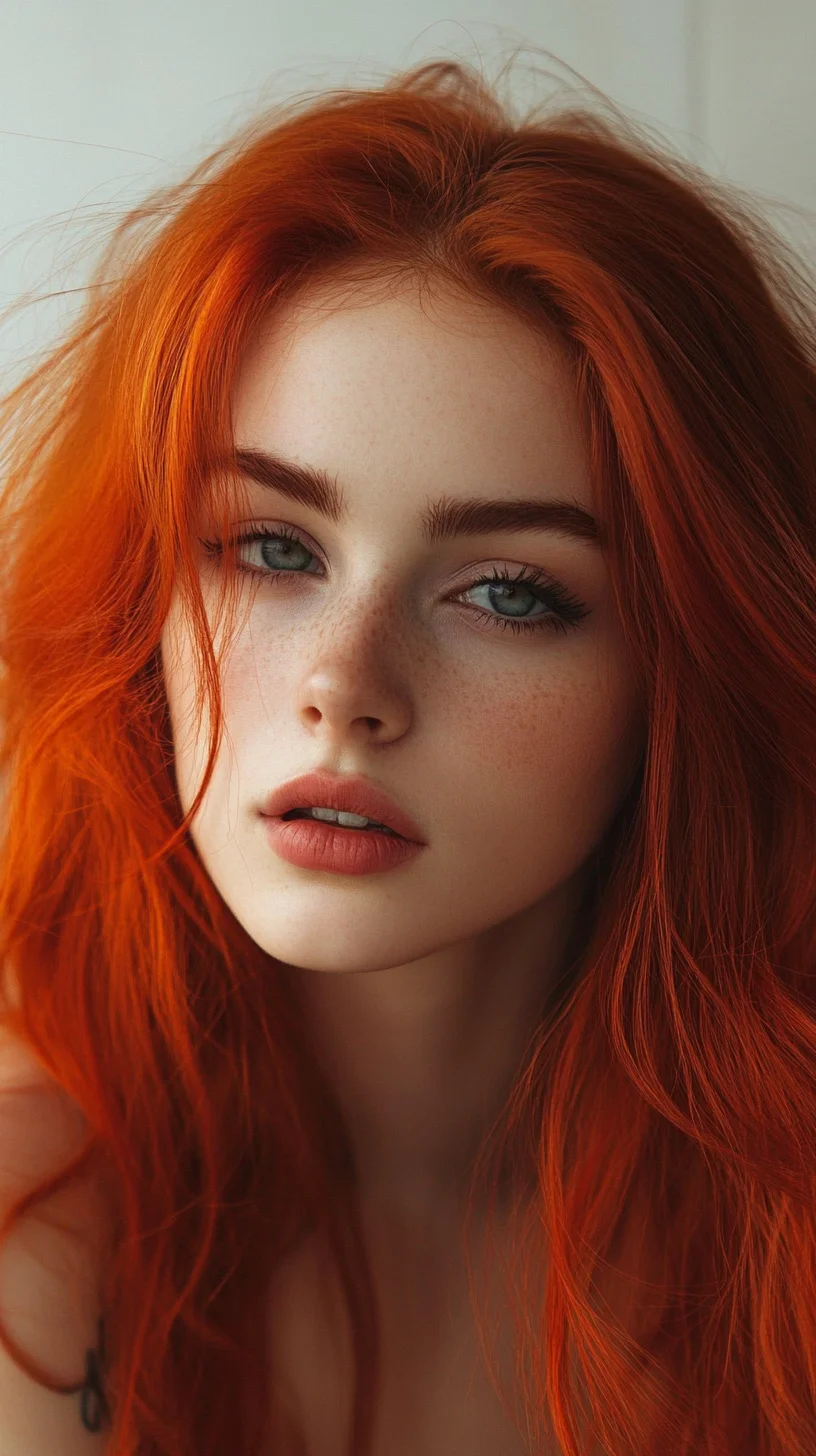 Bold and Beautiful: Embrace the Vibrant Waves of Fiery Red Hair