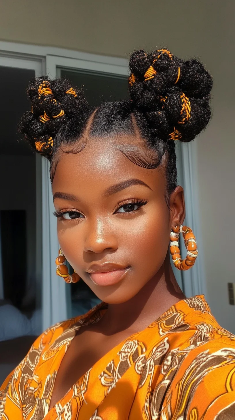 Bold Bantu Knots: A Vibrant Fusion of Texture and Style