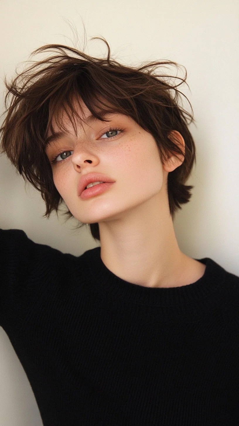 Chic and Effortless: The Modern Textured Pixie Cut