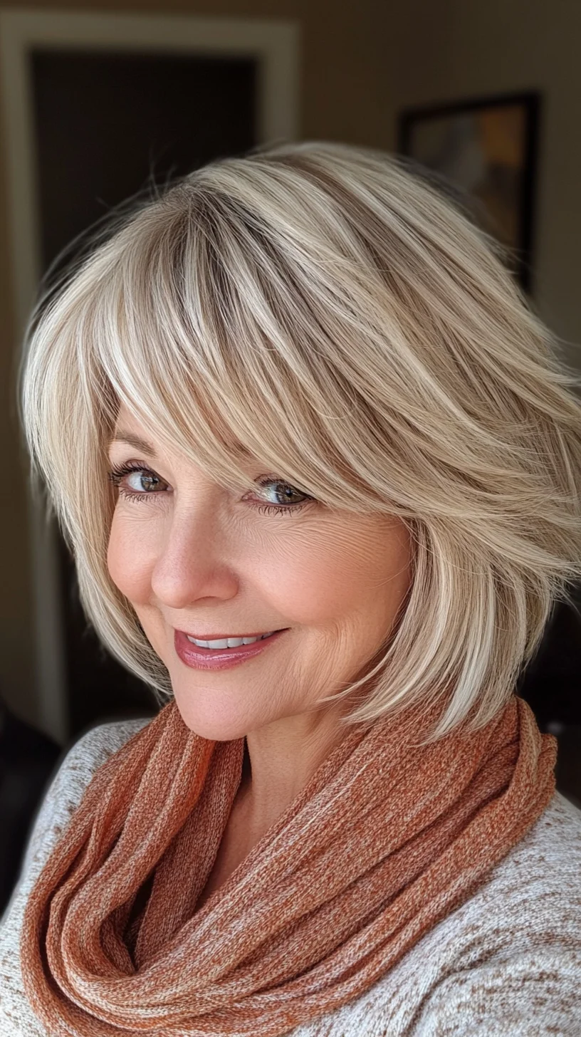 Effortless Chic: The Modern Shaggy Bob with Subtle Layers