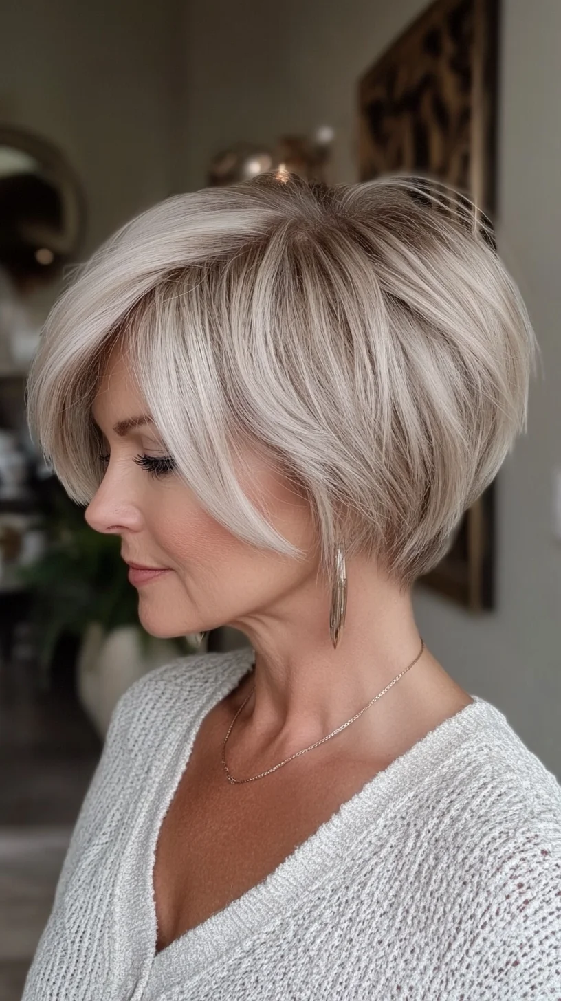 Effortless Elegance: The Chic Textured Bob for a Modern Look