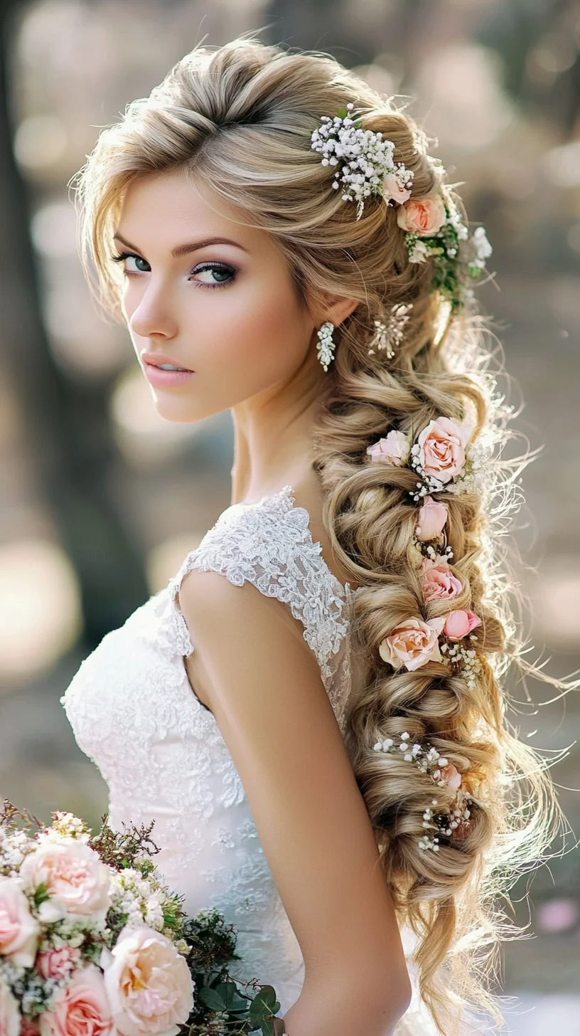 Effortless Elegance: The Romantic Floral Braid for Special Occasions