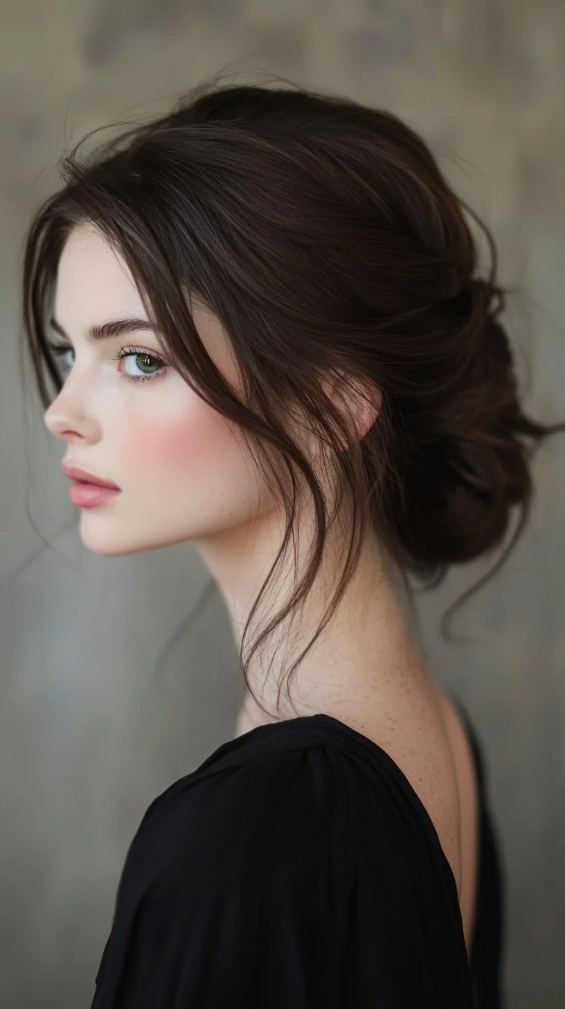 Effortless Elegance: The Romantic Loose Bun for Effortless Chic