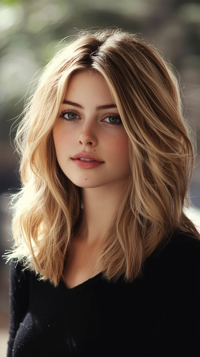 Effortless Mid-Length Waves for a Natural, Effortlessly Chic Look