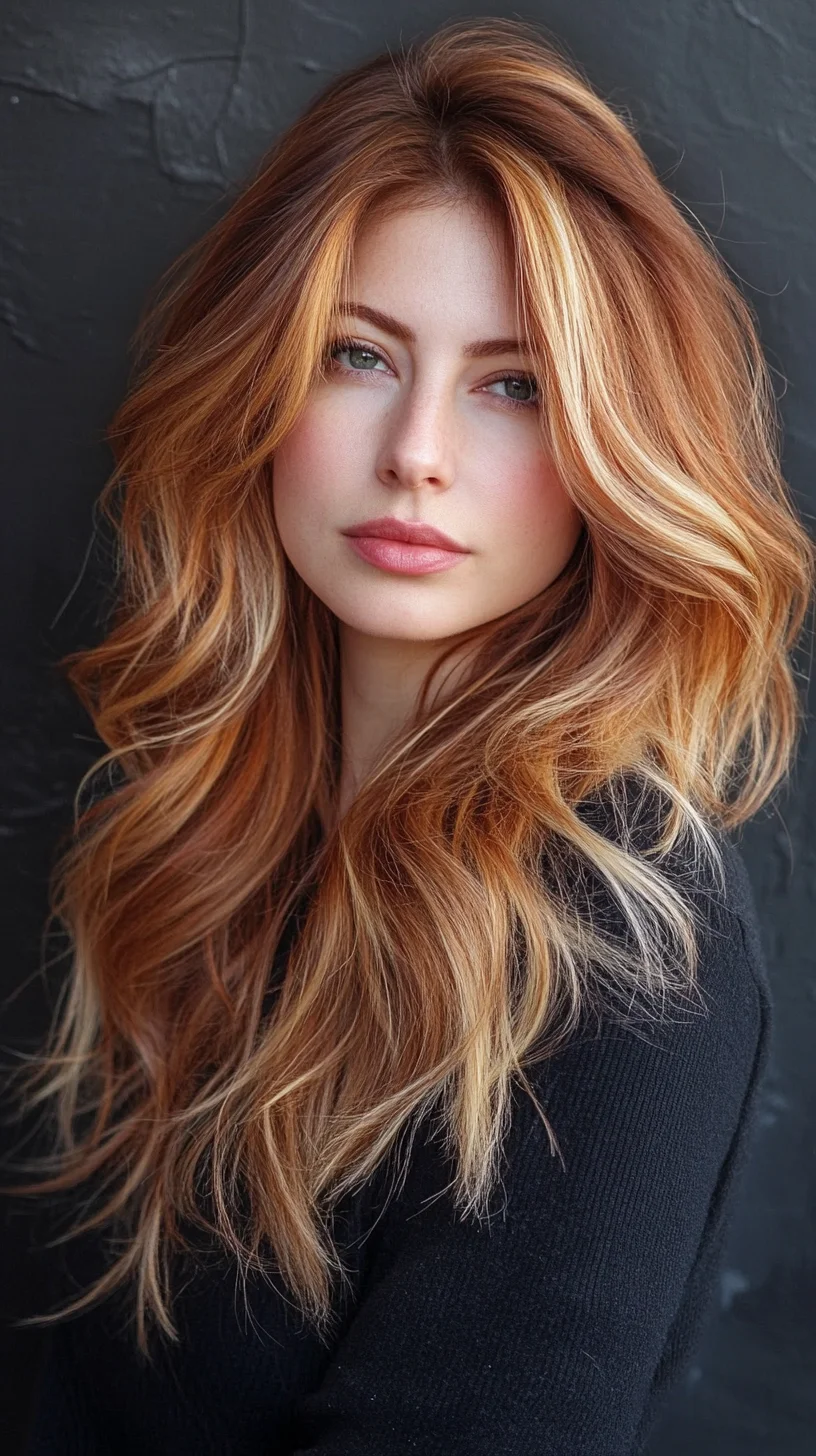 Effortless Waves: Embrace Volume and Warmth with This Radiant Hairstyle