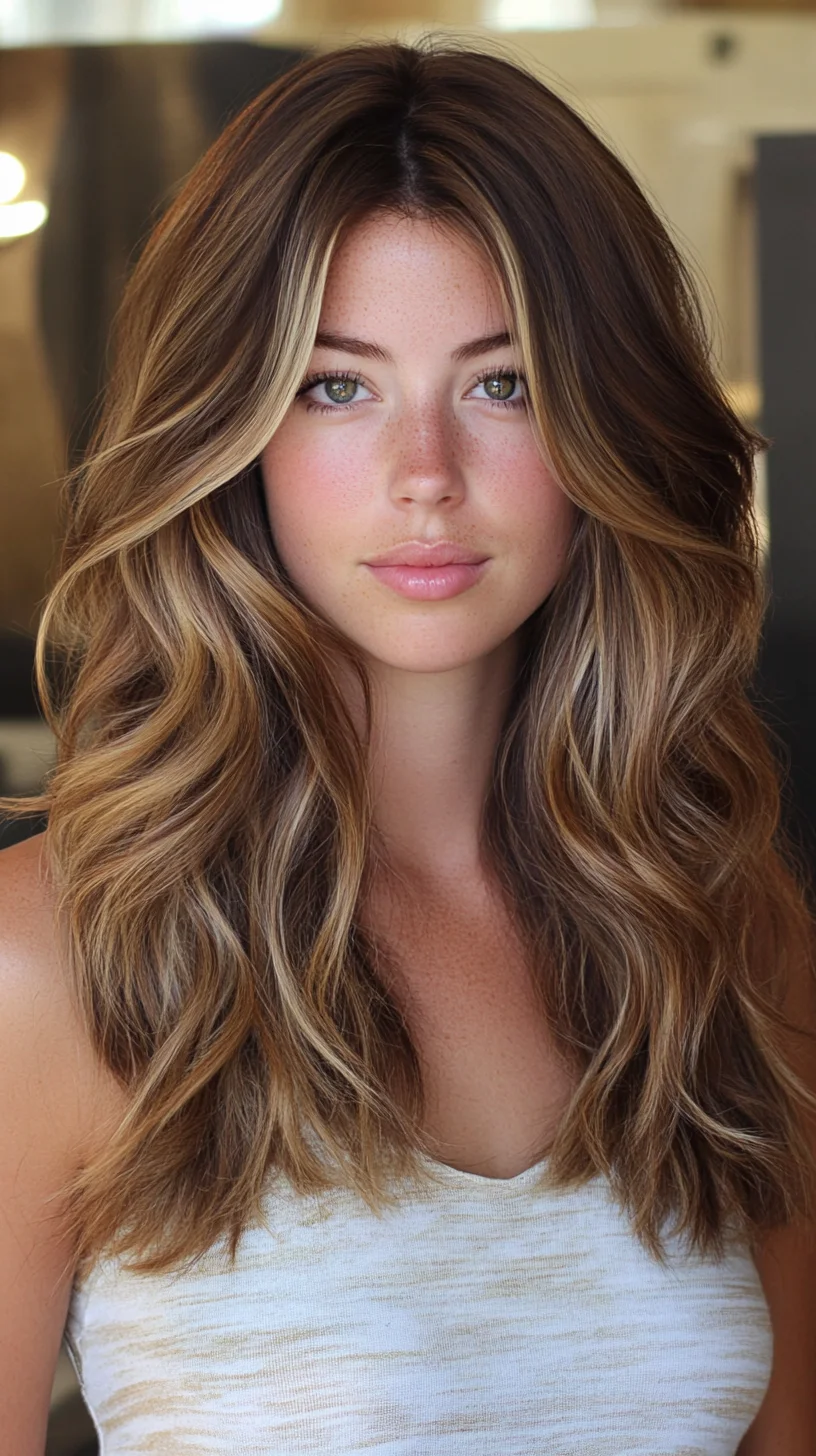 Effortless Waves with Sun-Kissed Highlights for a Beachy Vibe