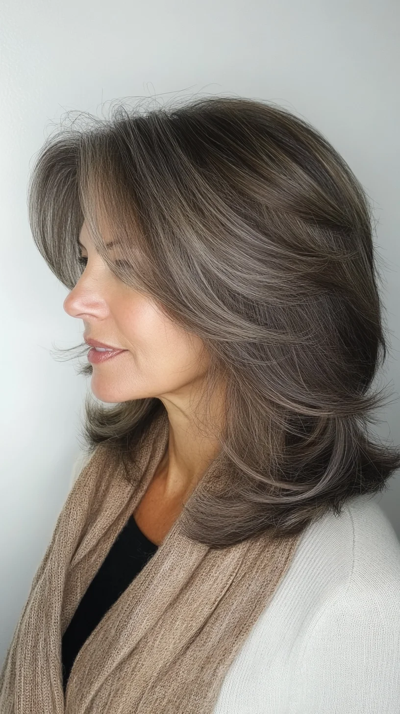 Effortlessly Chic Layered Hair: The Perfect Blend of Volume and Softness