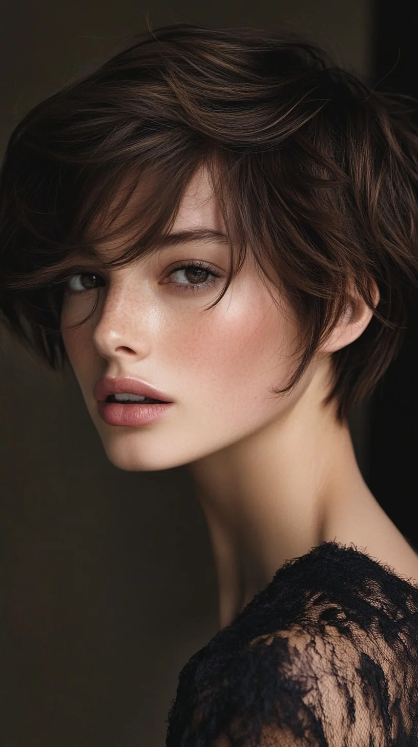 Effortlessly Chic Textured Bob: A Modern Take on Timeless Elegance