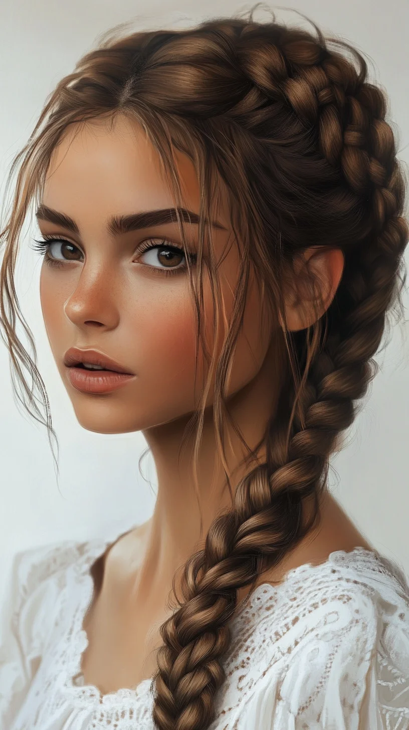 Effortlessly Chic: The Bohemian Braided Hairstyle