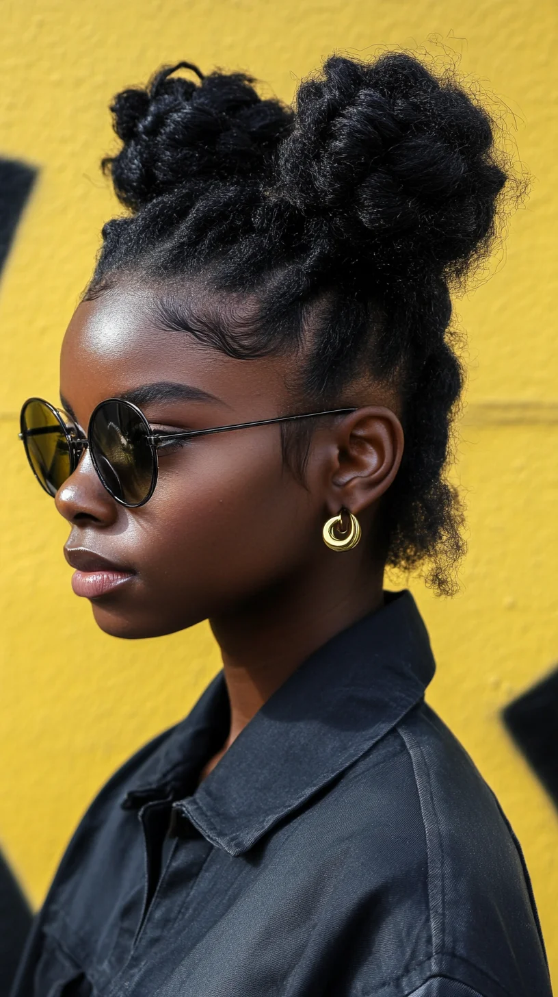 Effortlessly Chic: The Double Bun Updo for Stunning Style and Confidence