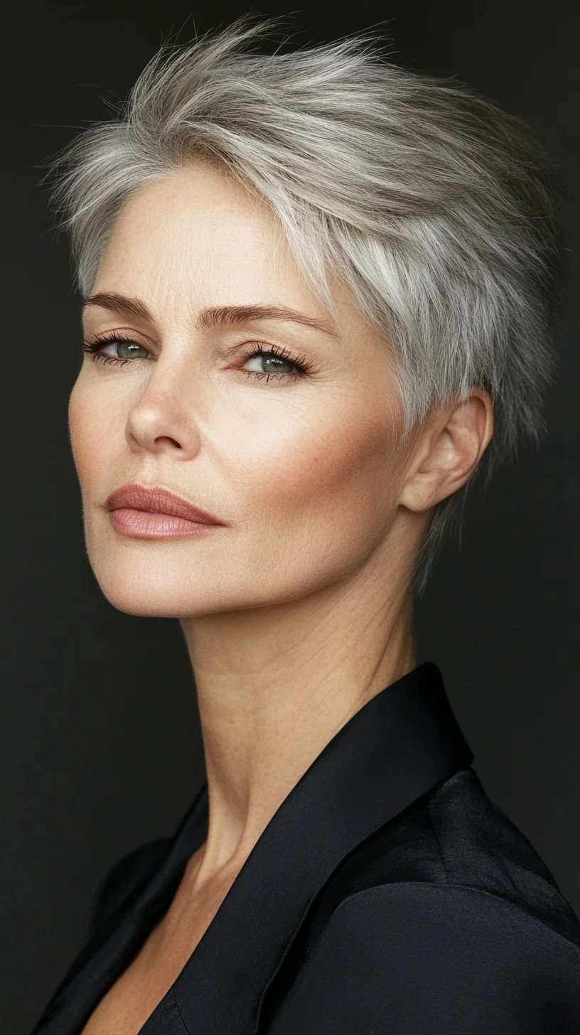 Effortlessly Chic: The Modern Pixie Cut for an Elegant Edge