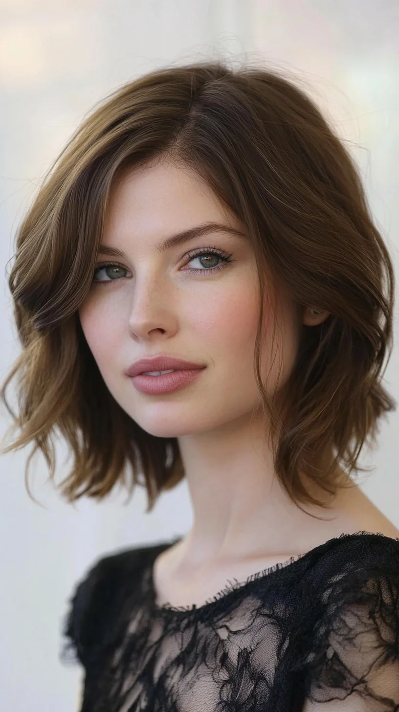 Effortlessly Chic: The Modern Textured Lob for Every Occasion