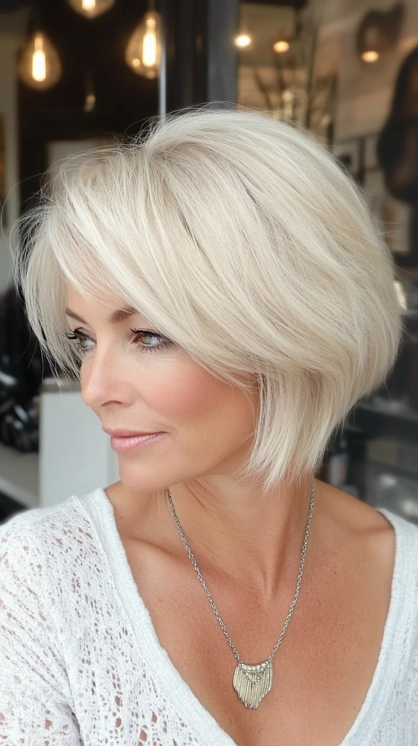 Effortlessly Chic: The Perfect Textured Bob for Modern Elegance