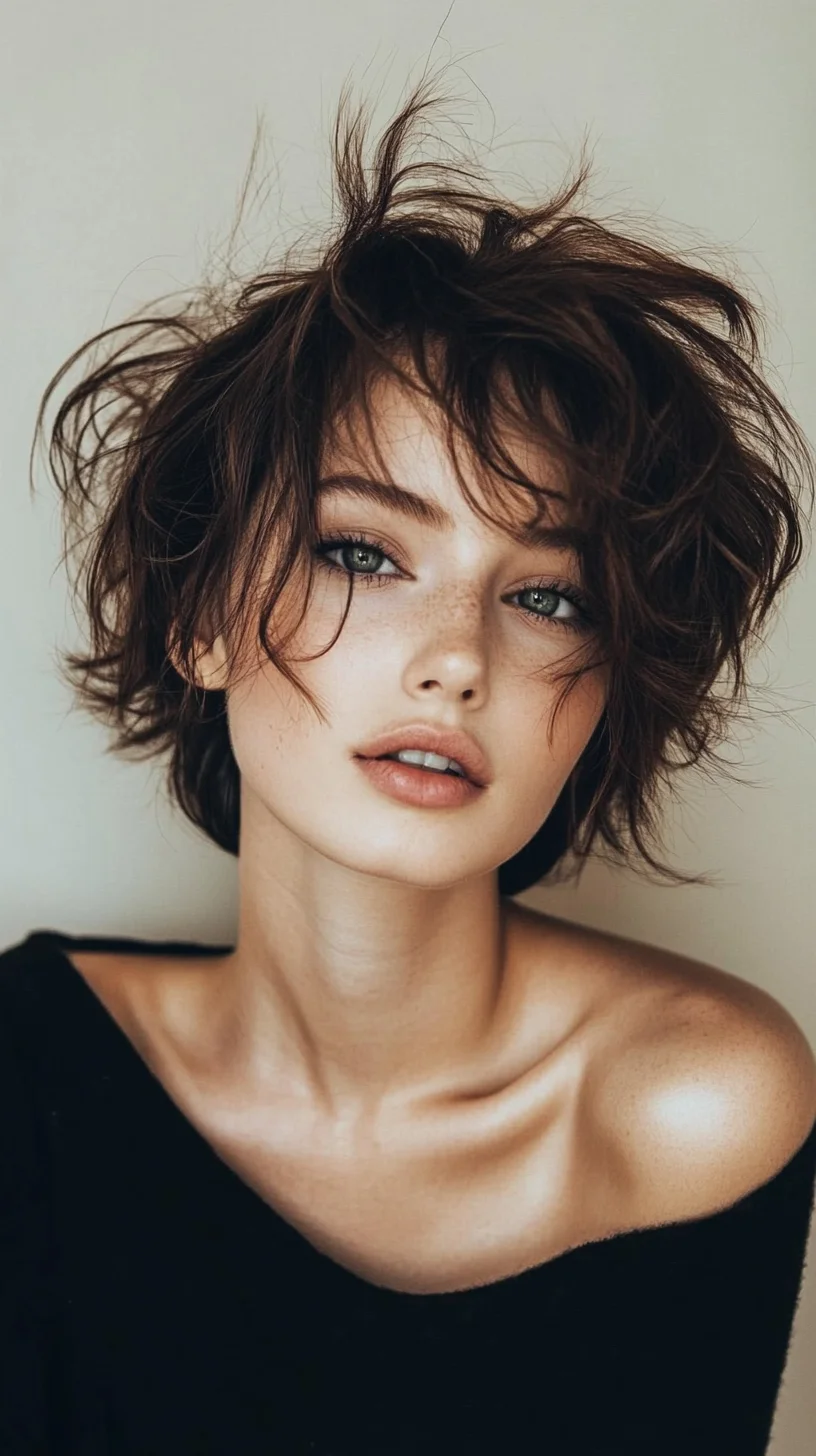 Effortlessly Chic: The Textured Bob That Exudes Youthful Vibes