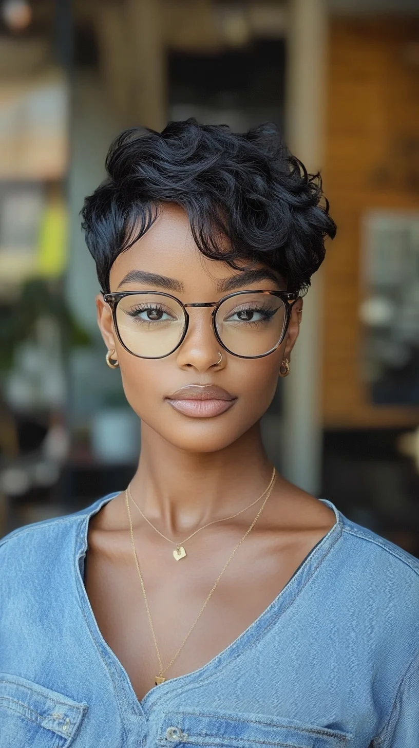 Effortlessly Chic: The Textured Pixie Cut for a Bold Look