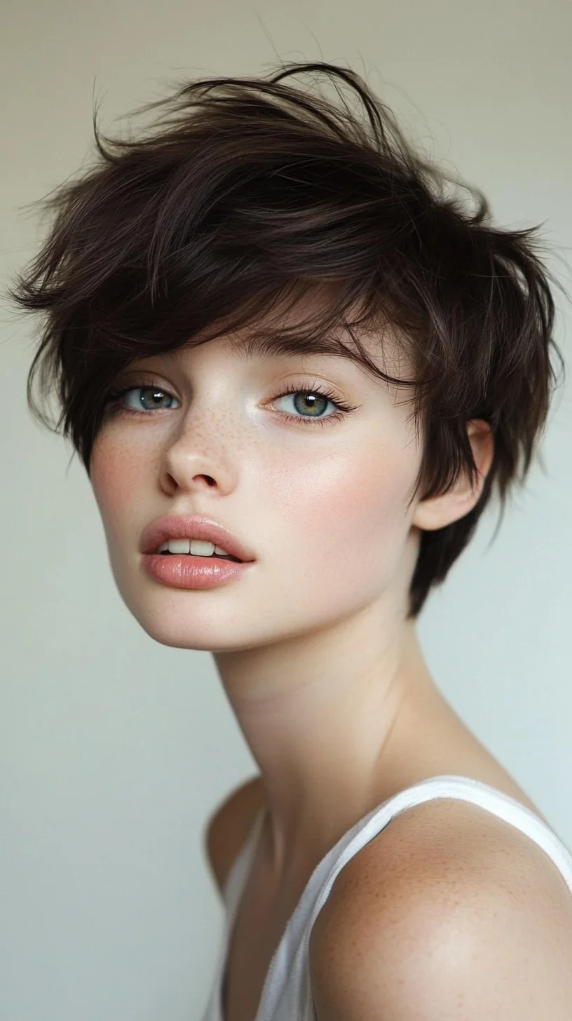 Effortlessly Chic: The Textured Pixie Cut for a Modern Look