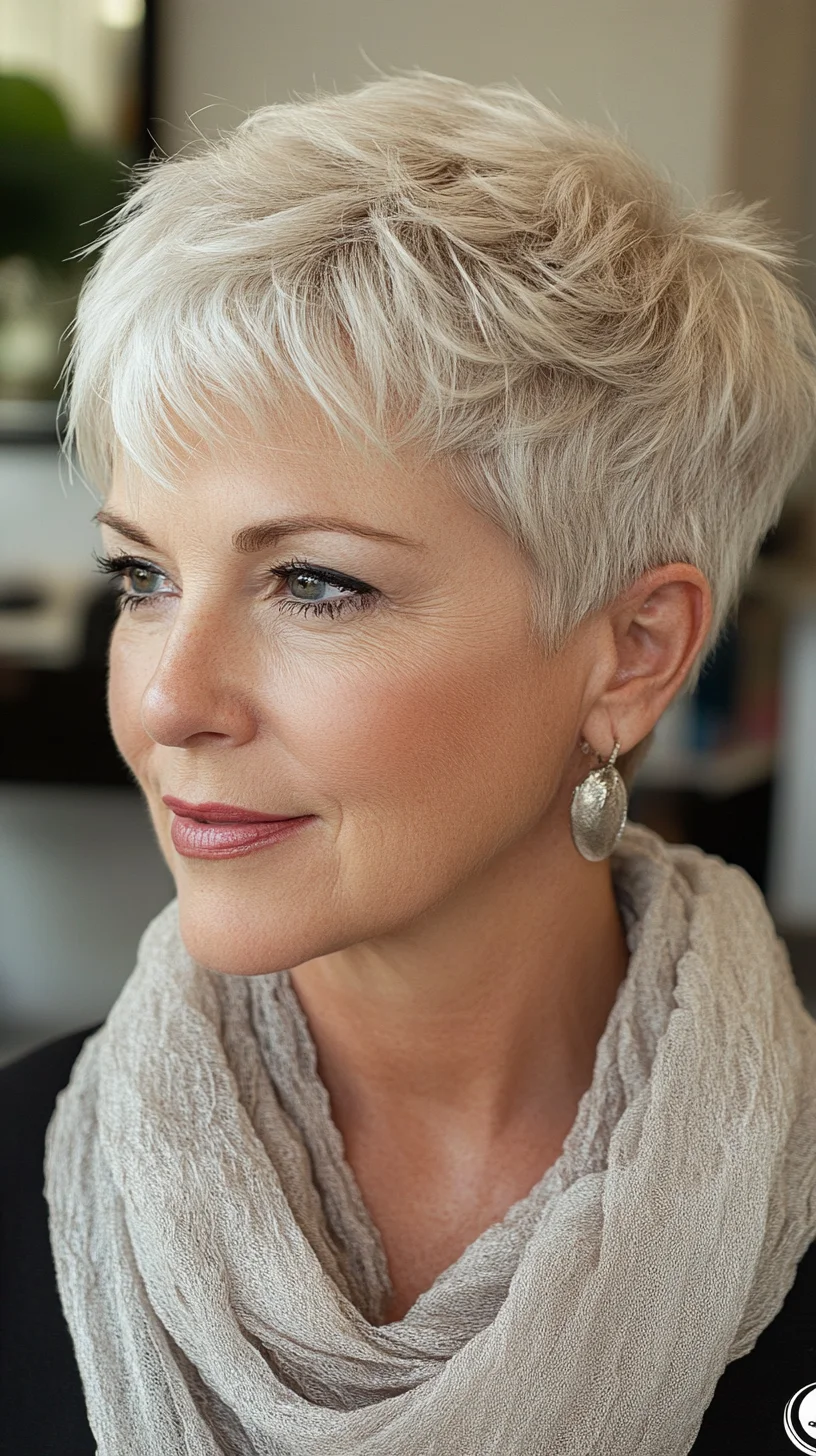 Effortlessly Chic: The Textured Pixie Cut for Timeless Elegance