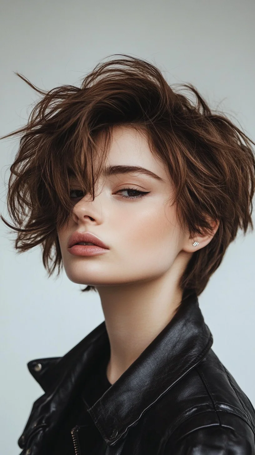 Effortlessly Chic: The Tousled Pixie for a Bold, Modern Look