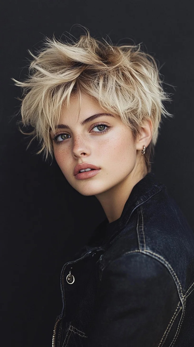 Effortlessly Chic: The Tousled Pixie for a Modern, Edgy Vibe