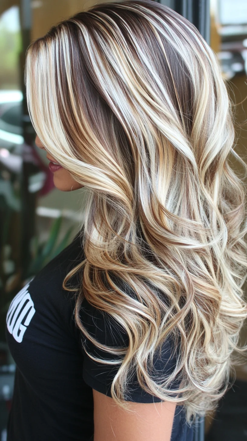 Effortlessly Glamorous Beach Waves with Luminous Highlights