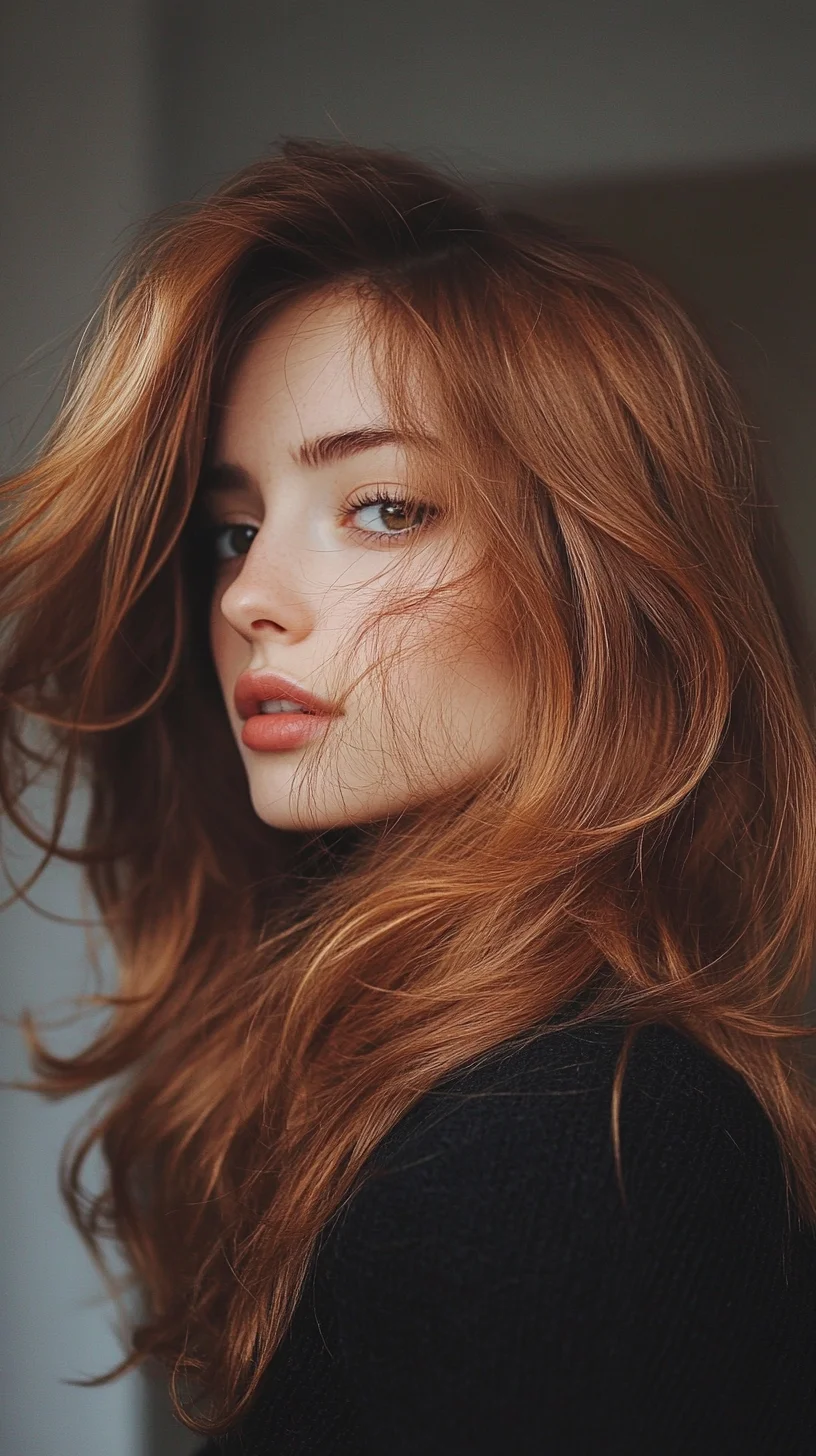 Effortlessly Glamorous Long Layers with Soft Waves