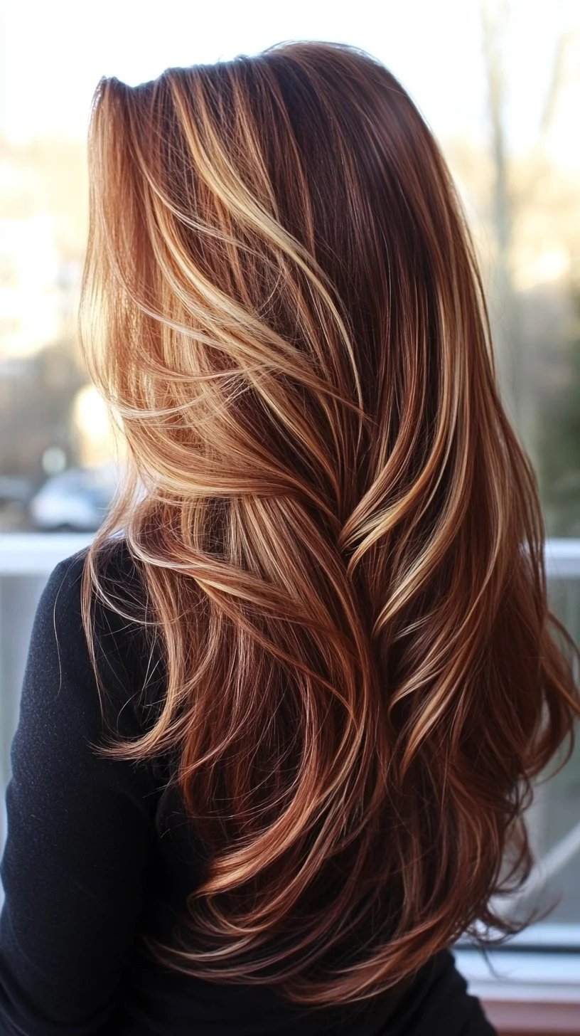 Effortlessly Glamorous: Luscious Layers with Vibrant Highlights