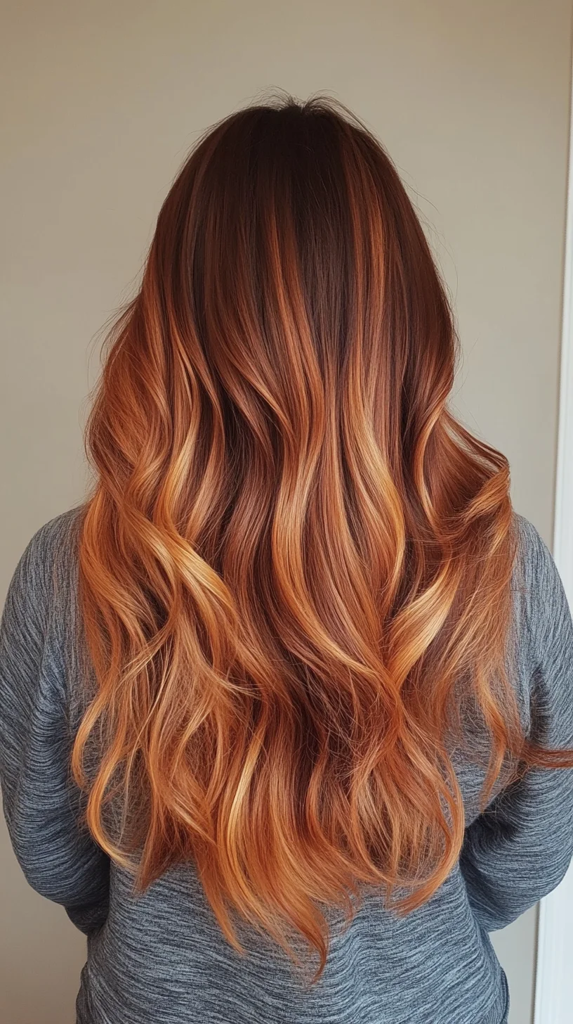 Effortlessly Gorgeous: Luscious Waves with Stunning Ombre Highlights