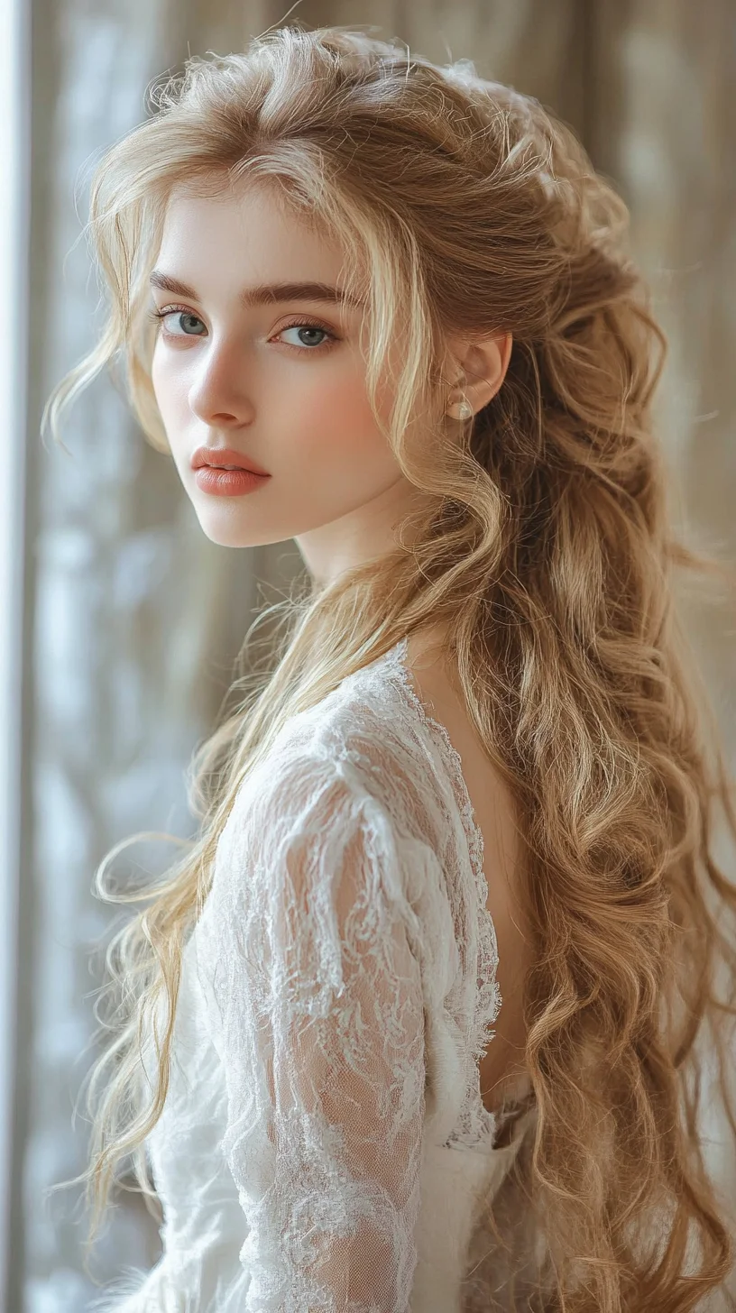 Effortlessly Romantic Loose Waves: A Timeless Hairstyle for Every Occasion