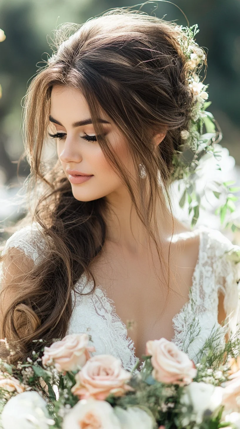 Effortlessly Romantic: The Perfect Boho-Chic Loose Updo for Any Occasion