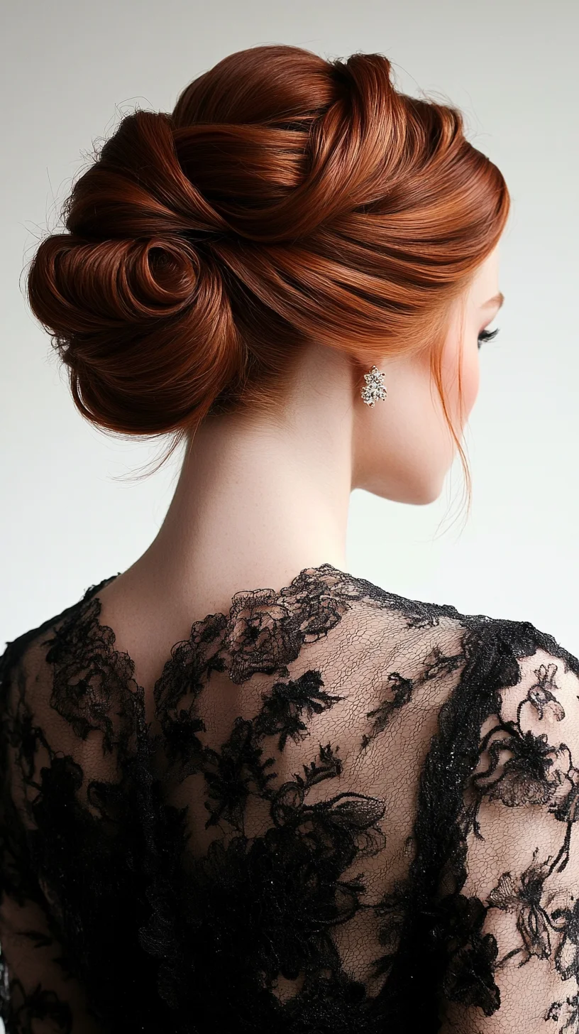 Elegant Twisted Bun: A Timeless Updo for Any Occasion