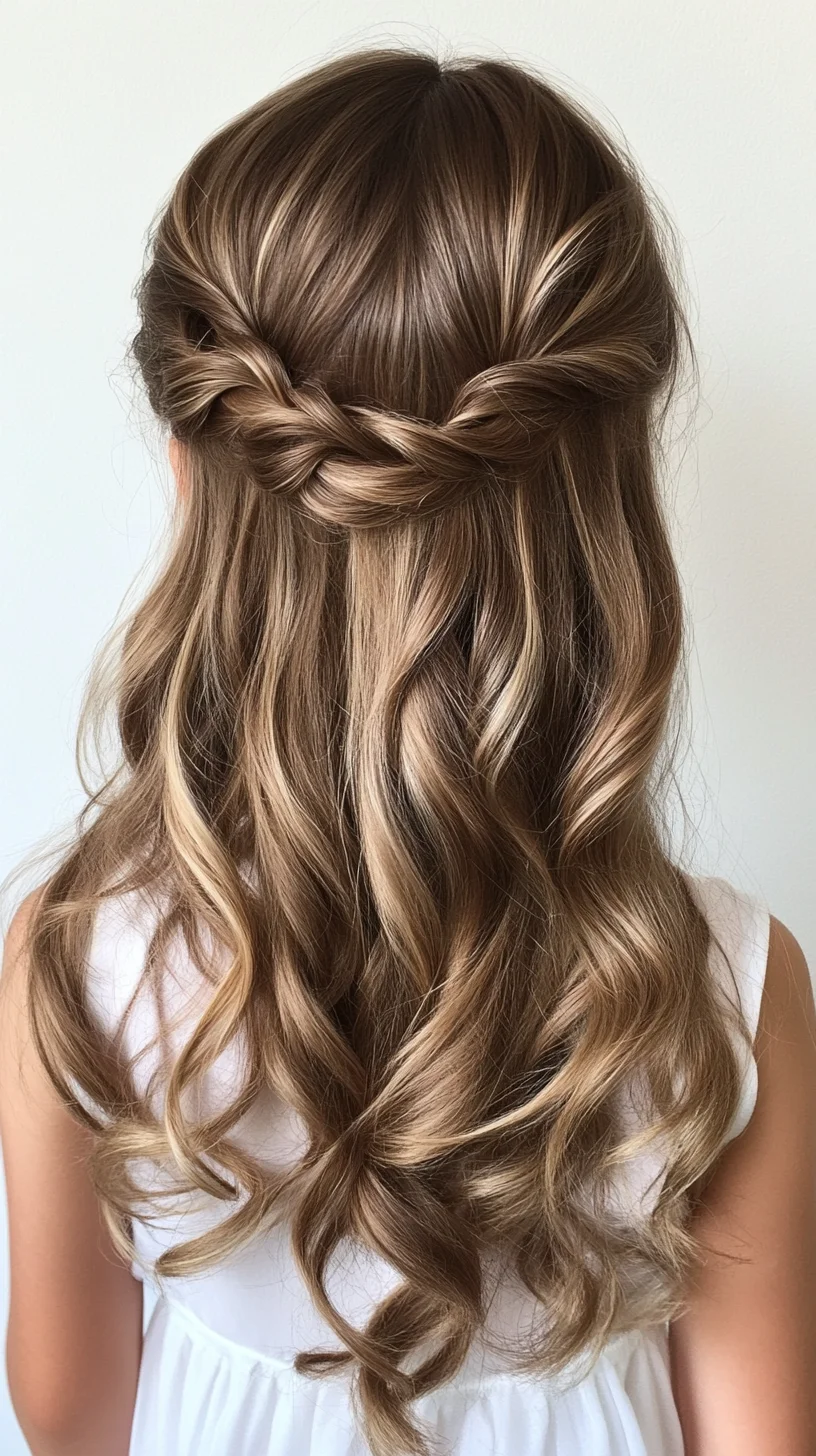 Elegant Twisted Half-Up Style Perfect for Any Occasion