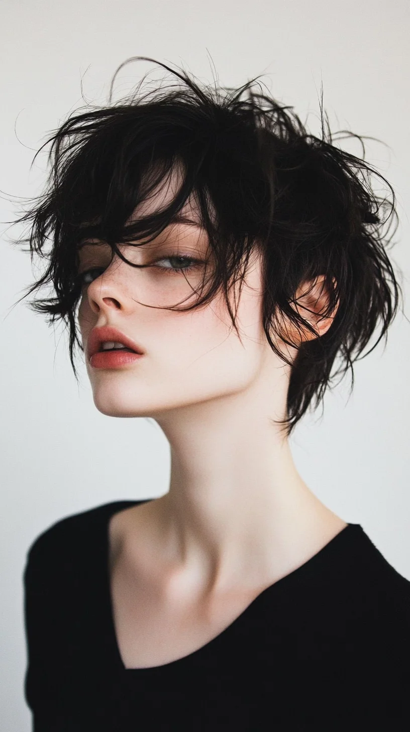 Embrace Effortless Charm with the Tousled Shag Hairstyle