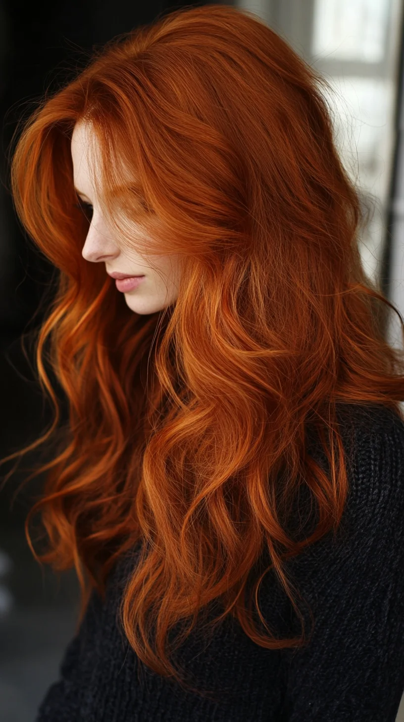 Embrace the Allure of Luscious Copper Waves for a Stunning Transformation