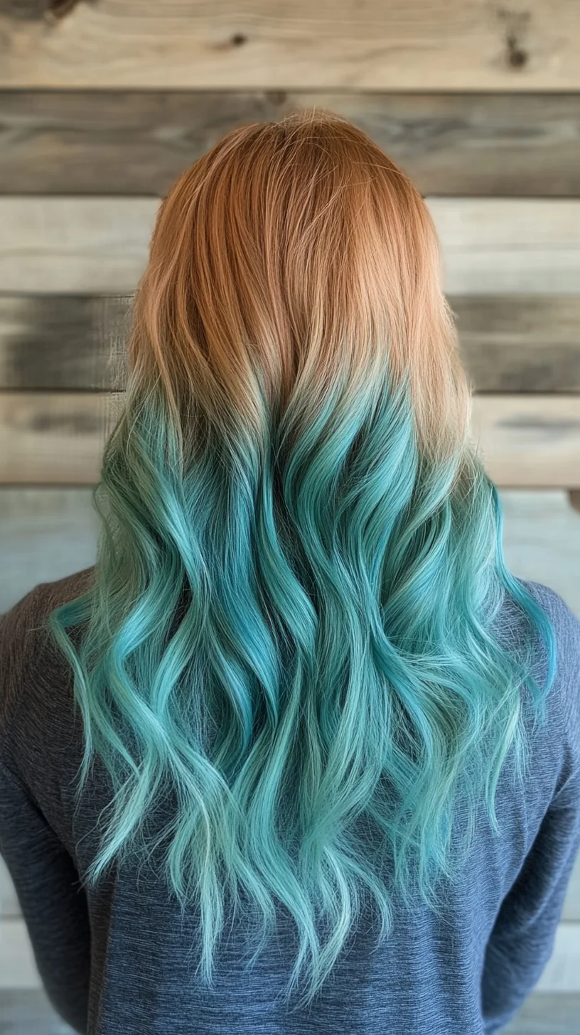 Embrace the Bold: Ocean-Inspired Ombre Waves for a Stunning Transformation