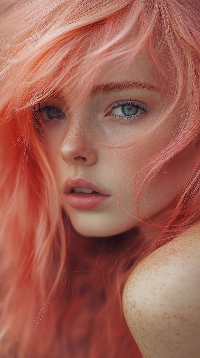 Embrace the Trend: Soft Pink Waves with a Dreamy Touch