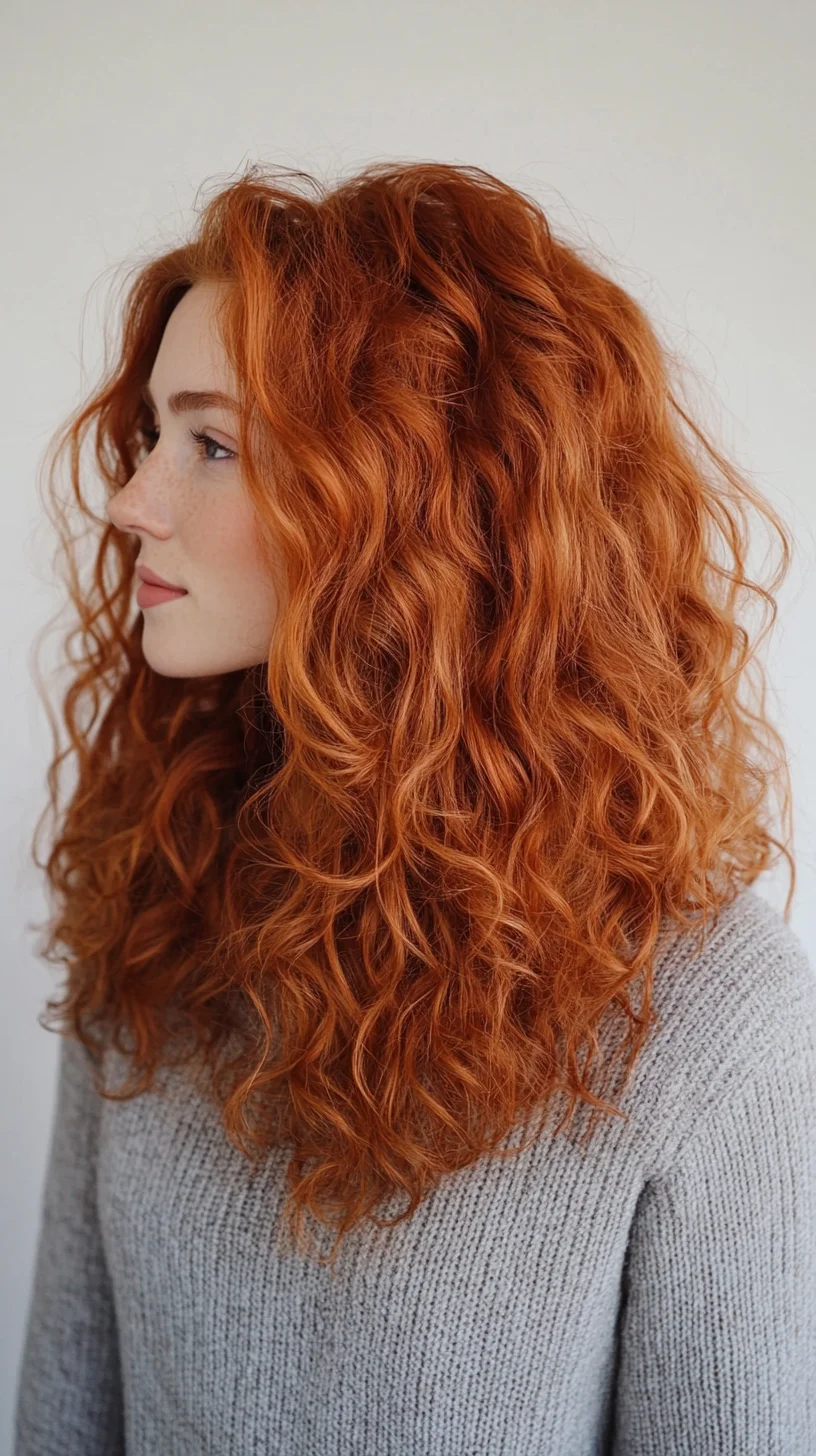 Embrace the Volume: Luscious, Defined Curls in Radiant Red