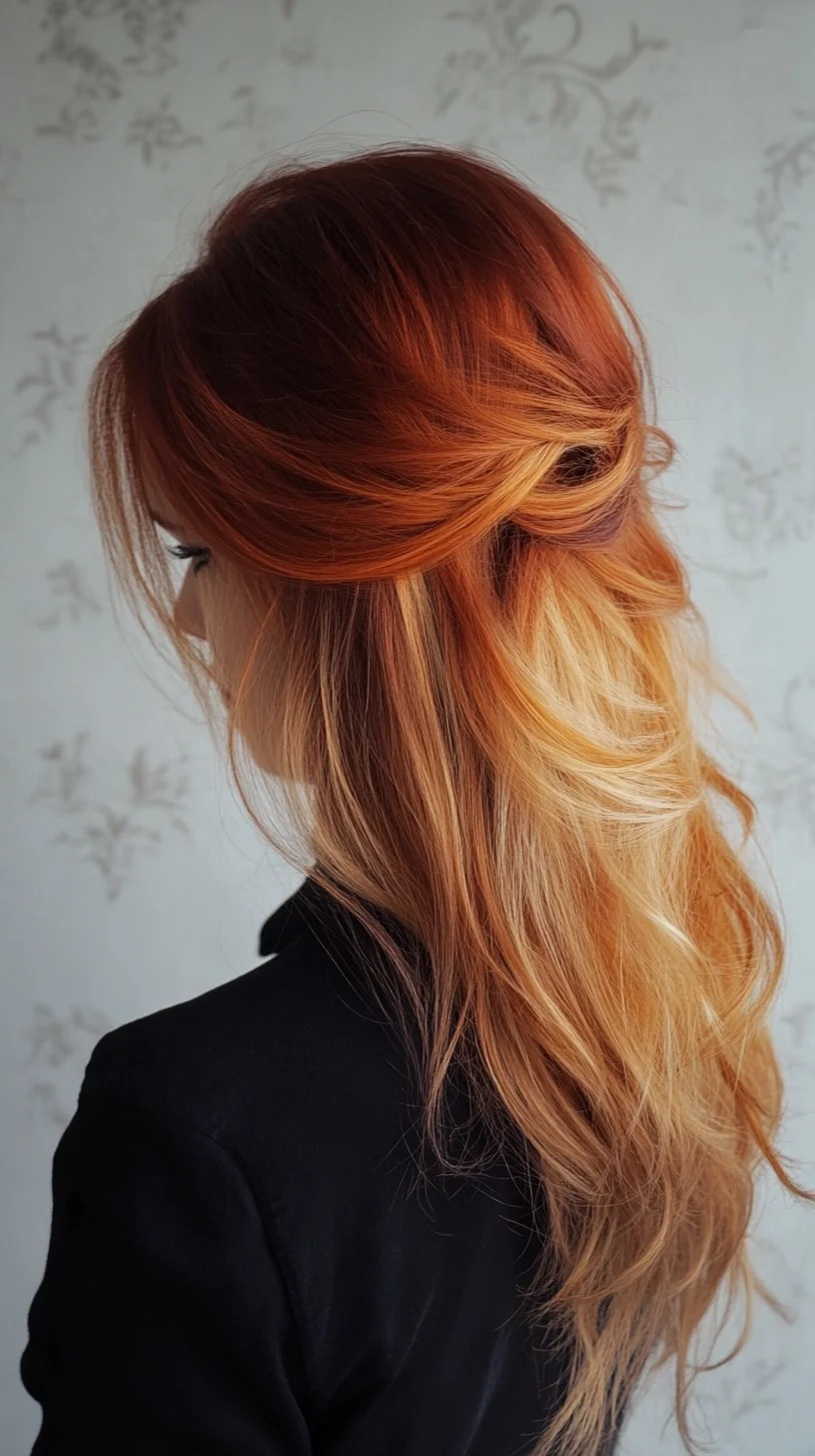 Embrace the Warmth: Effortless Waves with a Sublime Ombre Finish