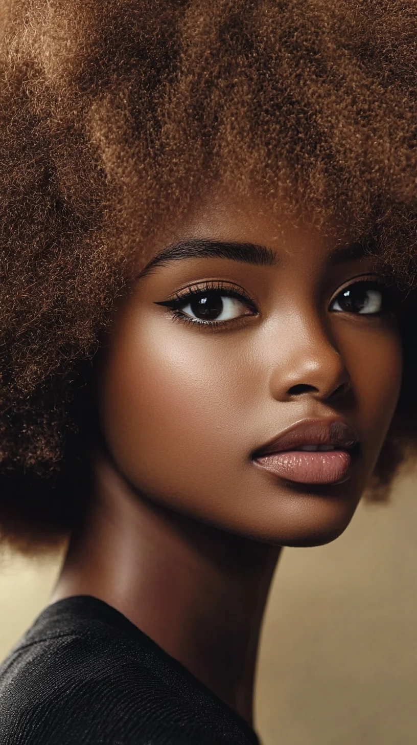 Embrace Your Natural Curls: The Voluminous Afro That Defines Confidence