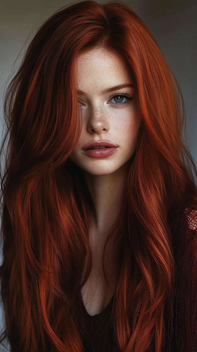 Luscious Copper Waves: Embrace Your Bold and Radiant Look