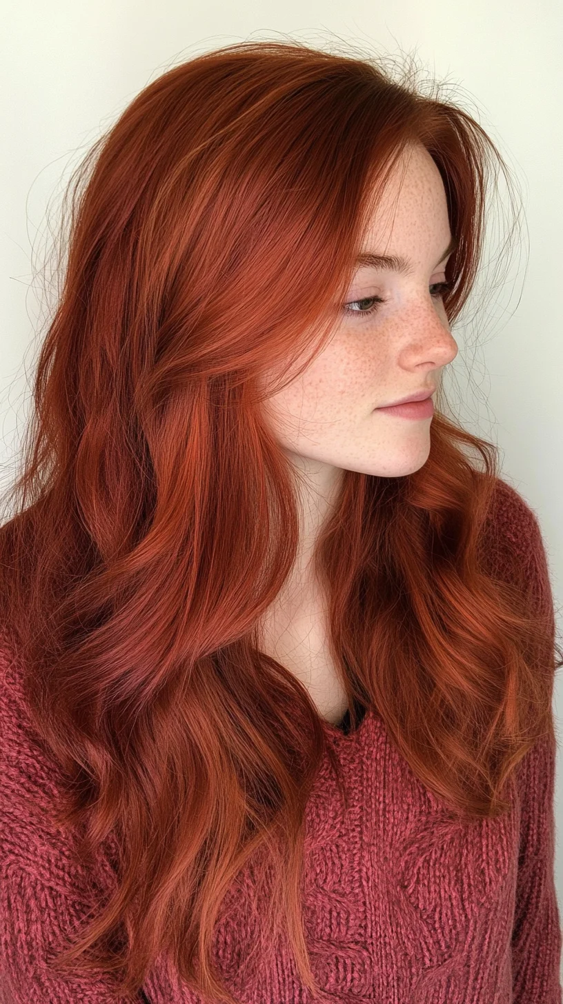 Luscious Layers: The Vibrant Red Waves That Turn Heads