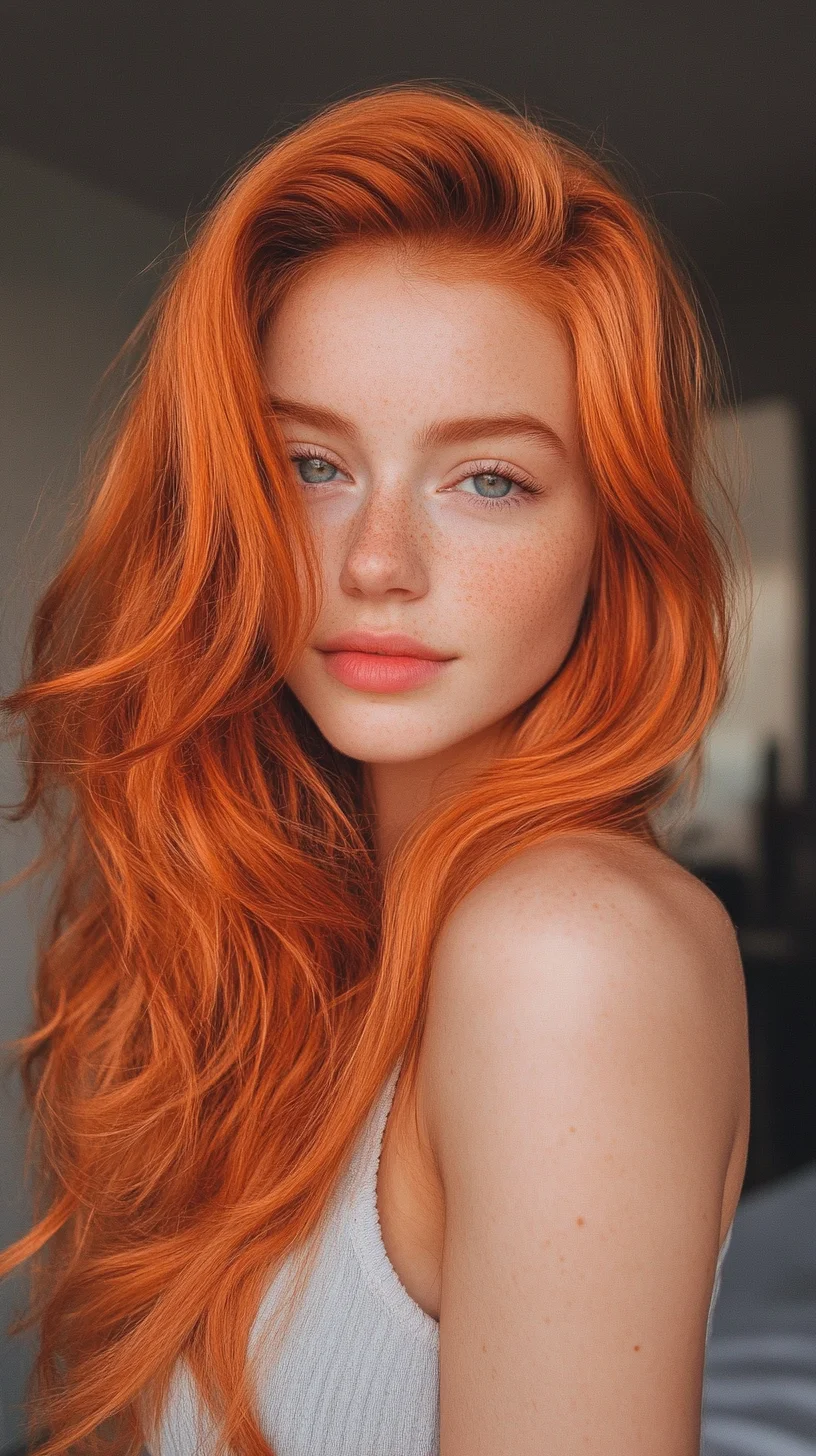 Radiant Copper Waves: Effortlessly Gorgeous for Every Occasion