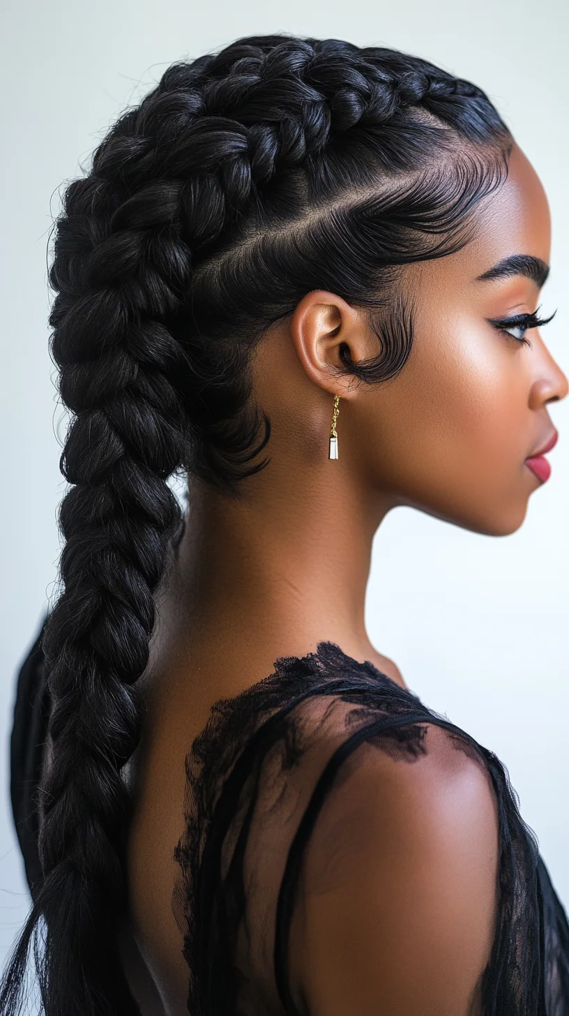 Sleek Double Braids: A Chic, Versatile Look for Every Occasion