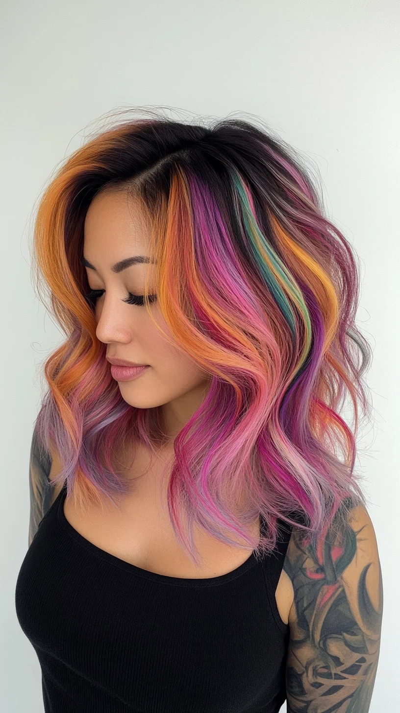 Vibrant Waves: Embrace a Bold Pop of Color with Effortless Texture